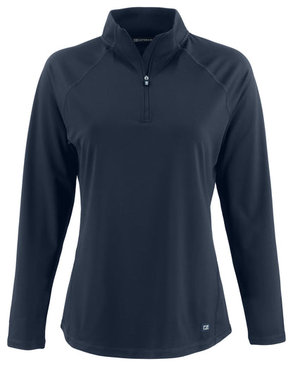 Cutter & Buck Prospect Recycled Featherlight Stretch Womens Quarter Zip