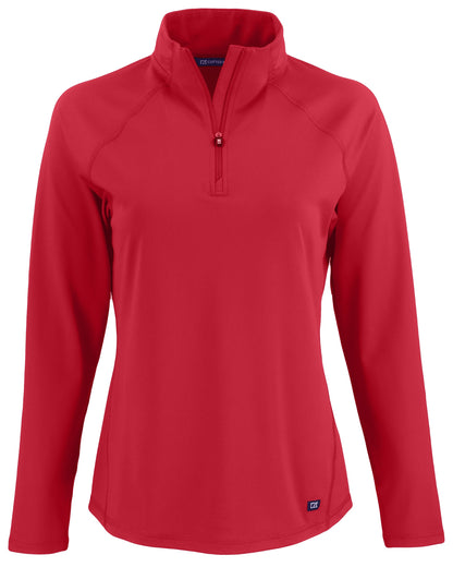 Cutter & Buck Prospect Recycled Featherlight Stretch Womens Quarter Zip