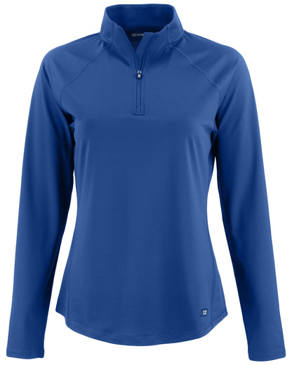 Cutter & Buck Prospect Recycled Featherlight Stretch Womens Quarter Zip