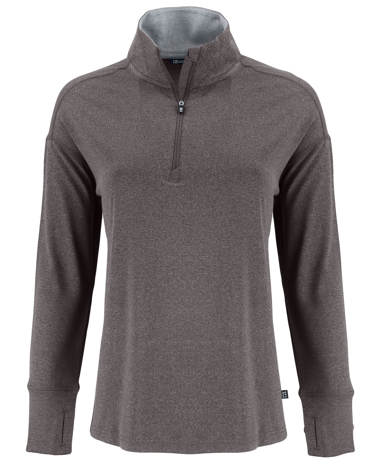 Cutter & Buck Forge Recycled Four-Way Stretch Womens Quarter Zip Pullover