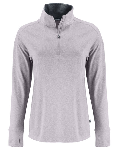 Cutter & Buck Forge Recycled Four-Way Stretch Womens Quarter Zip Pullover