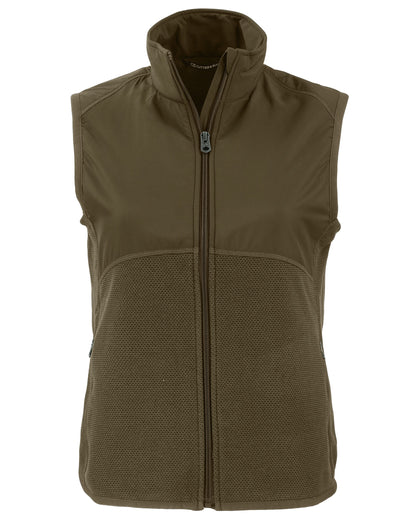 Cutter & Buck Hunts Point Recycled Fleece Womens Hybrid Full Zip Vest