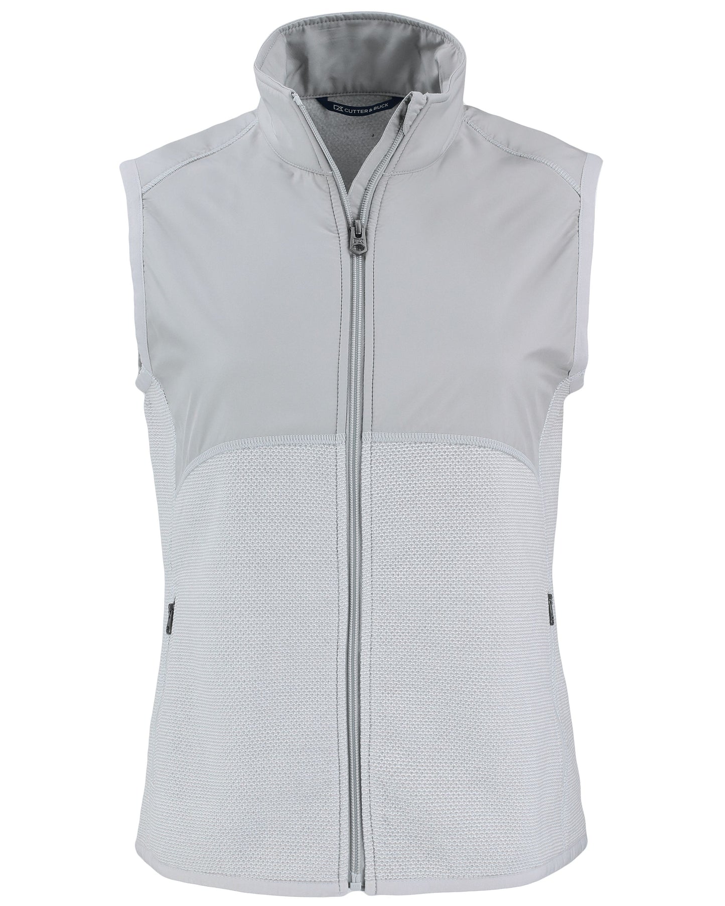 Cutter & Buck Hunts Point Recycled Fleece Womens Hybrid Full Zip Vest
