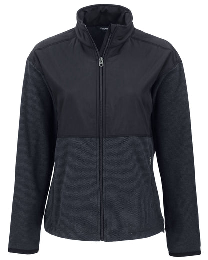 Cutter & Buck Hunts Point Recycled Fleece Womens Hybrid Full Zip Jacket