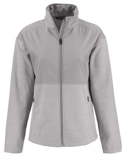 Cutter & Buck Hunts Point Recycled Fleece Womens Hybrid Full Zip Jacket