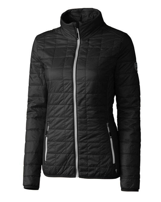Cutter & Buck Rainier Recycled Insulated Puffer Womens Full Zip Jacket