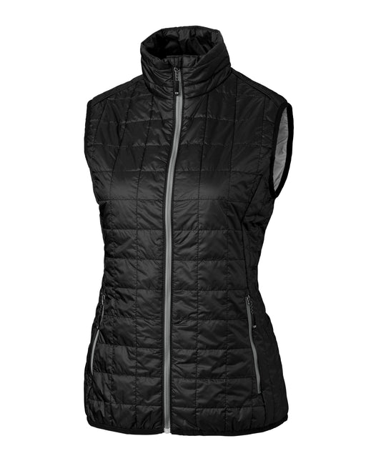 Cutter & Buck Rainier Recycled Insulated Puffer Womens Full Zip Vest