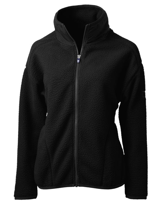 Cutter & Buck Cascade Epic Comfort Recycled Sherpa Fleece Womens Full Zip Jacket