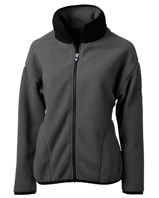 Cutter & Buck Cascade Epic Comfort Recycled Sherpa Fleece Womens Full Zip Jacket