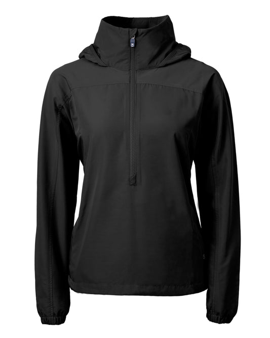 Cutter & Buck Charter Epic Versatility Recycled Womens Half Zip Anorak Jacket