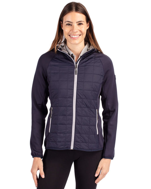 Cutter & Buck Rainier Primaloft Womens Eco Full Zip Hybrid Jacket - LCO00073