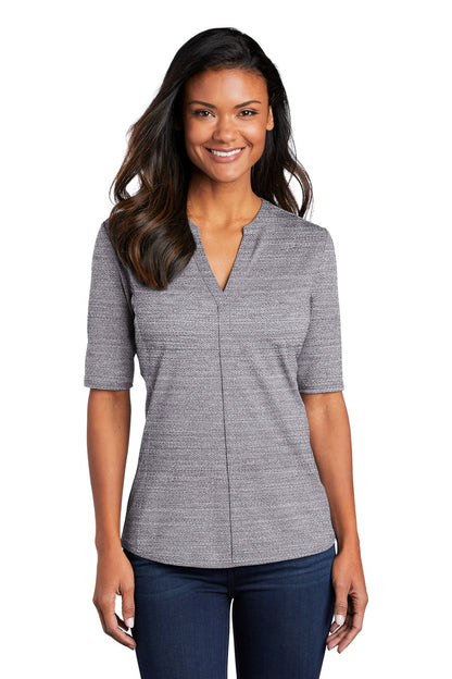Port Authority ? Women's Stretch Heather Open Neck Top