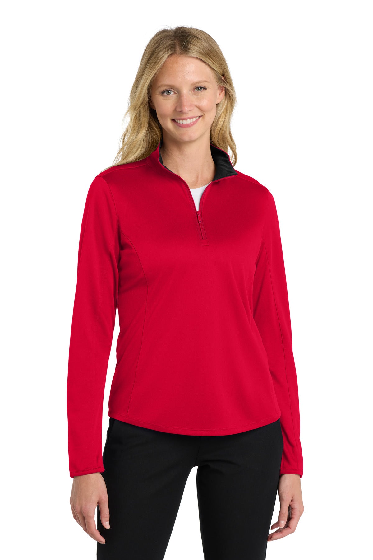Port Authority ® Women's Silk Touch ™ Performance 1/4-Zip