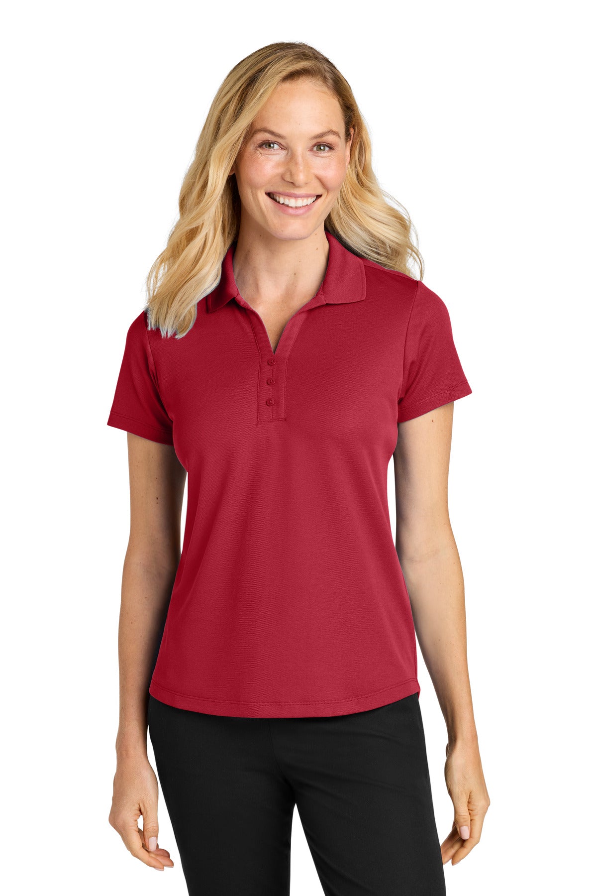 Port Authority® Women's Plaited Pique Polo