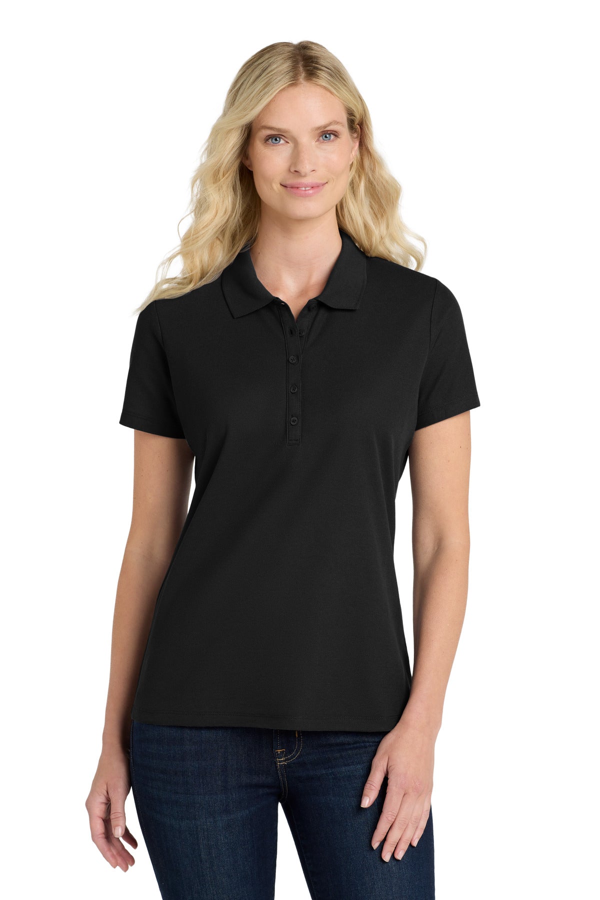 Port Authority? Women's SuperPro React?  Polo. LK810