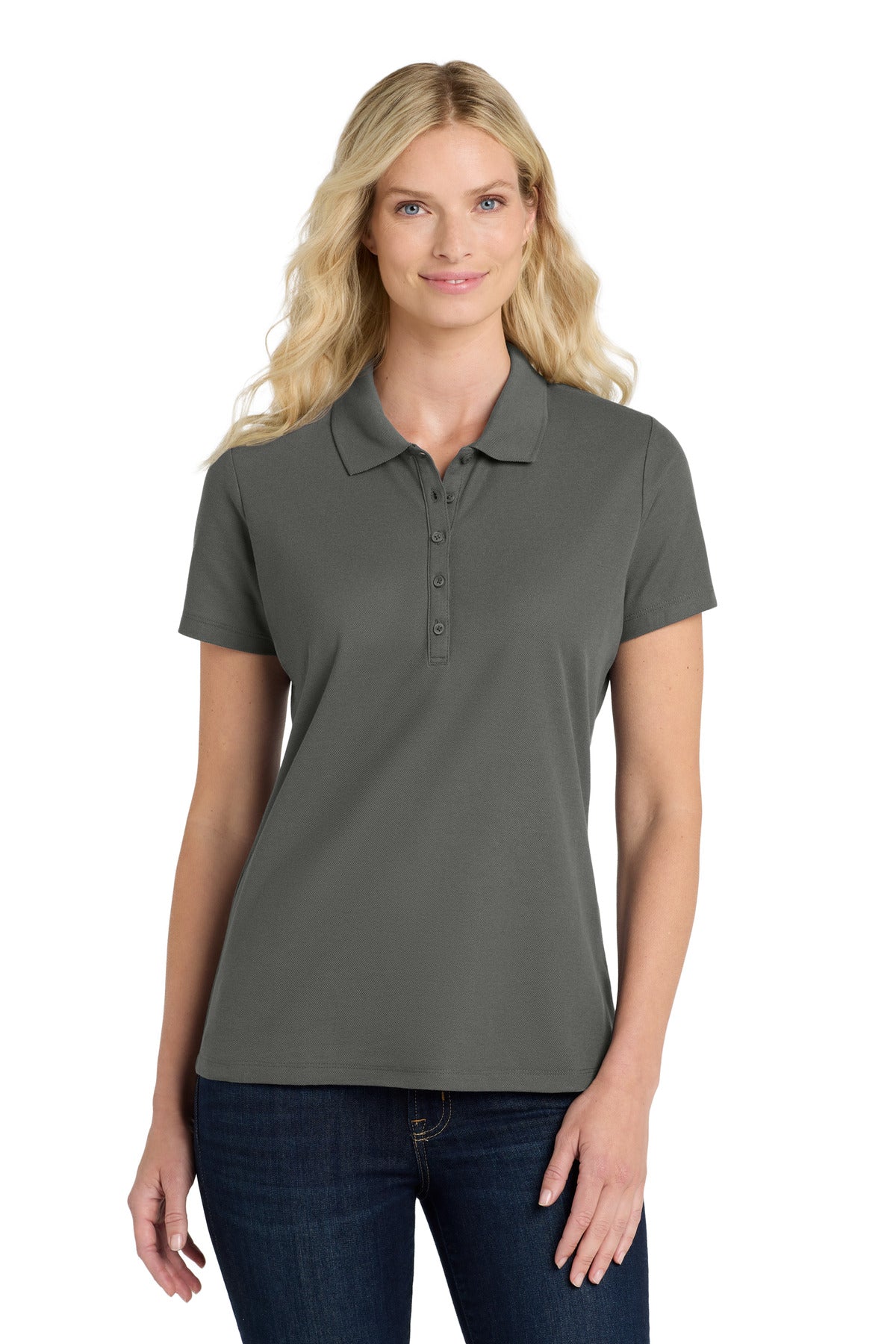 Port Authority? Women's SuperPro React?  Polo. LK810