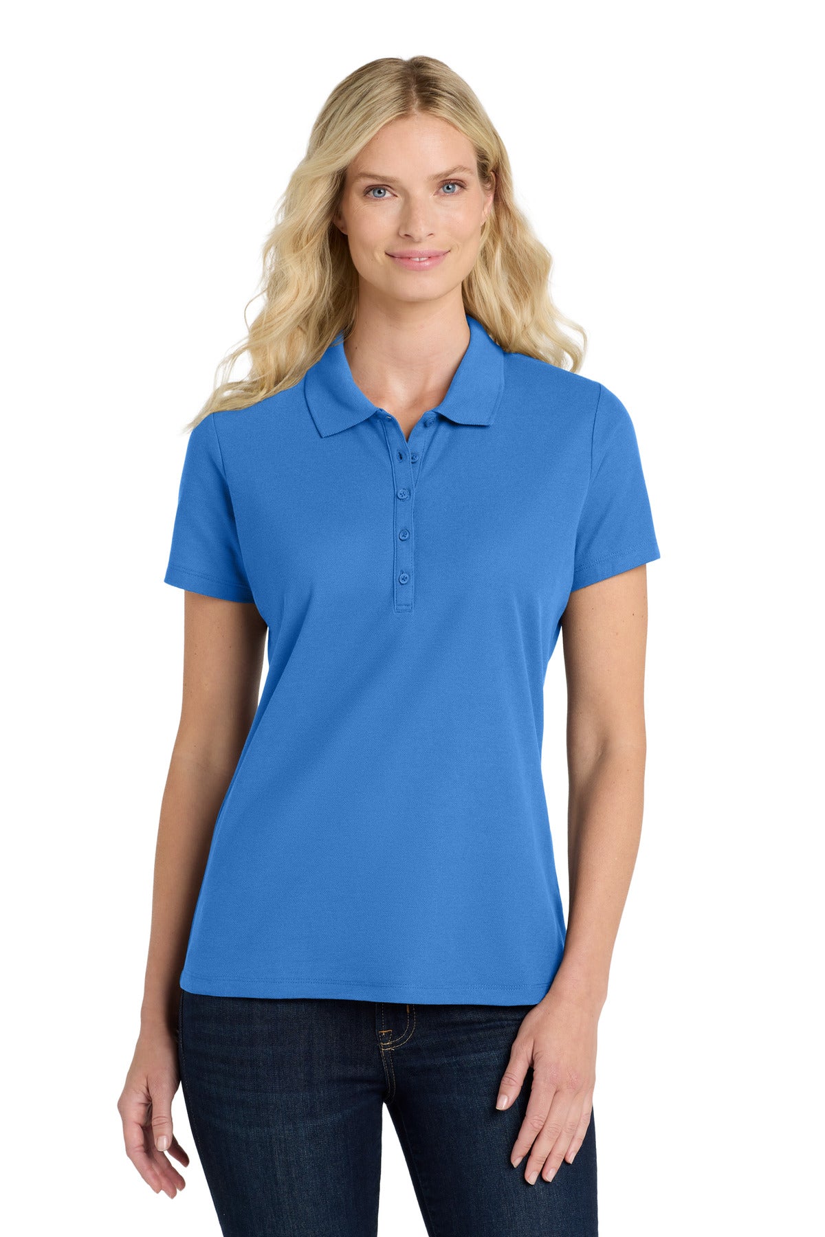 Port Authority? Women's SuperPro React?  Polo. LK810