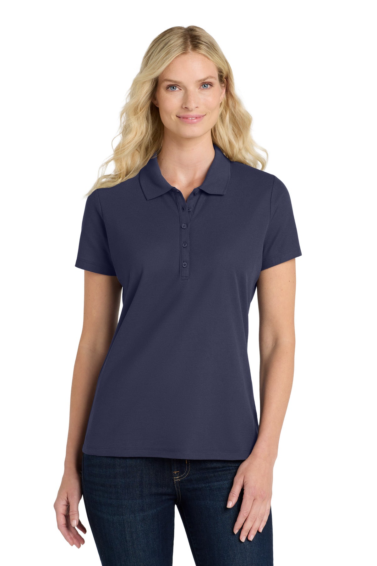 Port Authority? Women's SuperPro React?  Polo. LK810