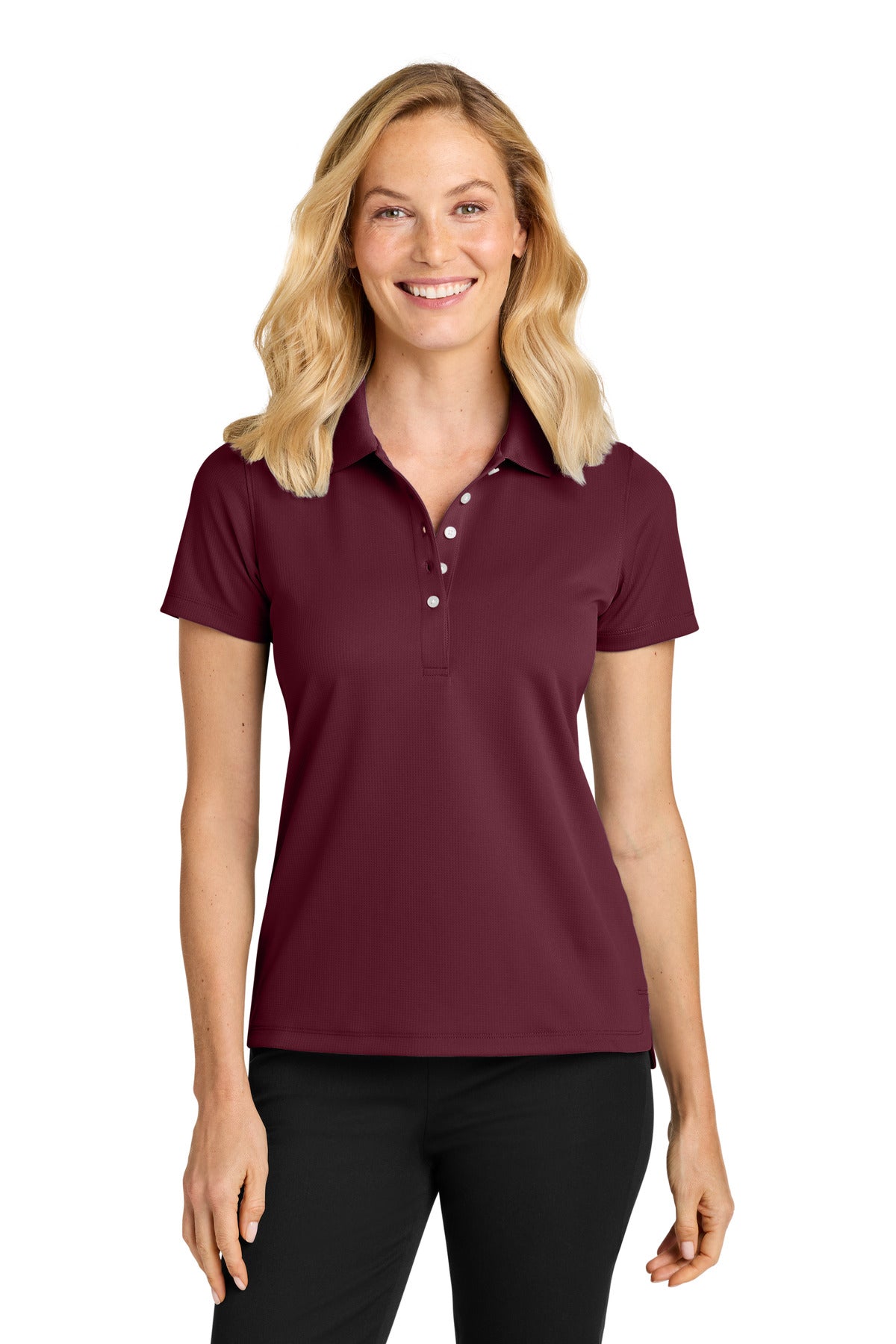 Port Authority® Women's Dry Zone® Stain-Release Grid Polo