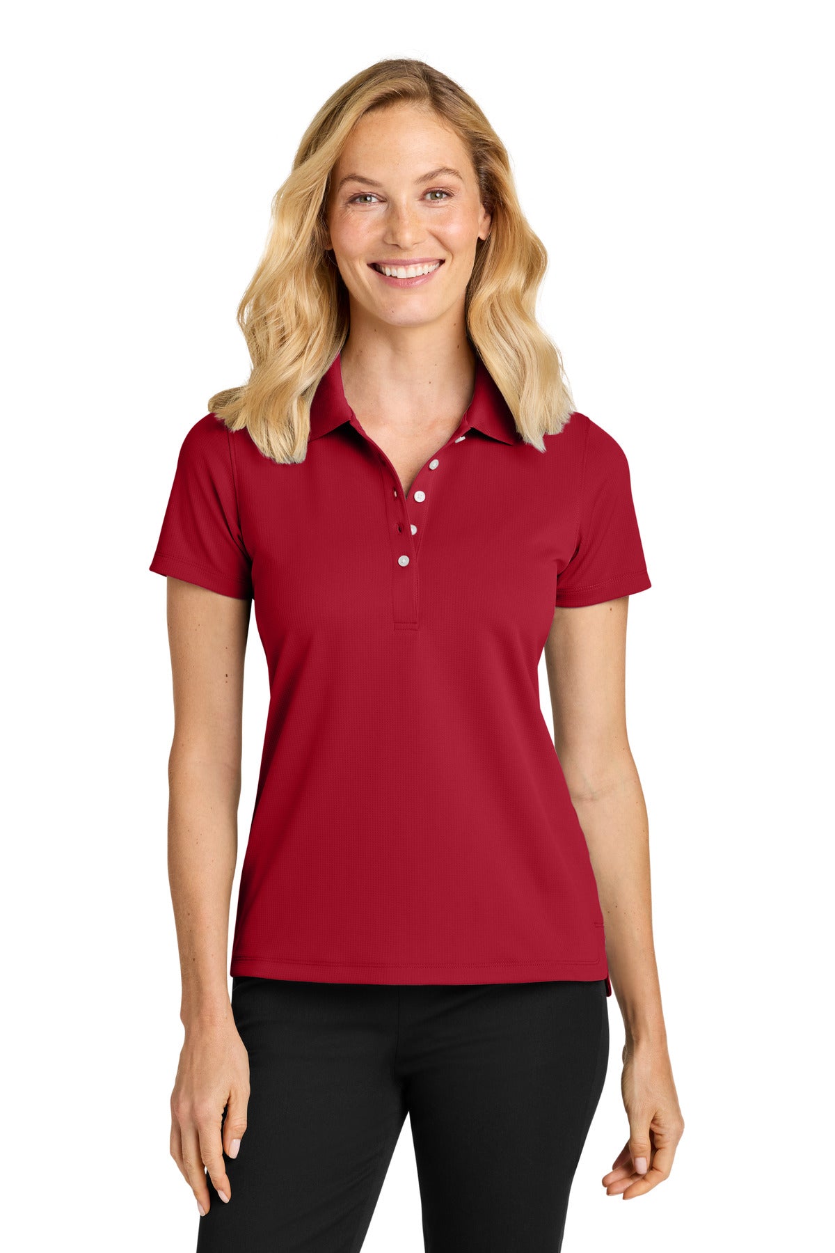 Port Authority® Women's Dry Zone® Stain-Release Grid Polo