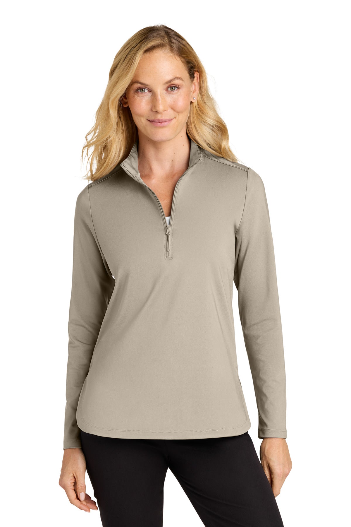 Port Authority® Women's C-FREE® Double Knit 1/4-Zip