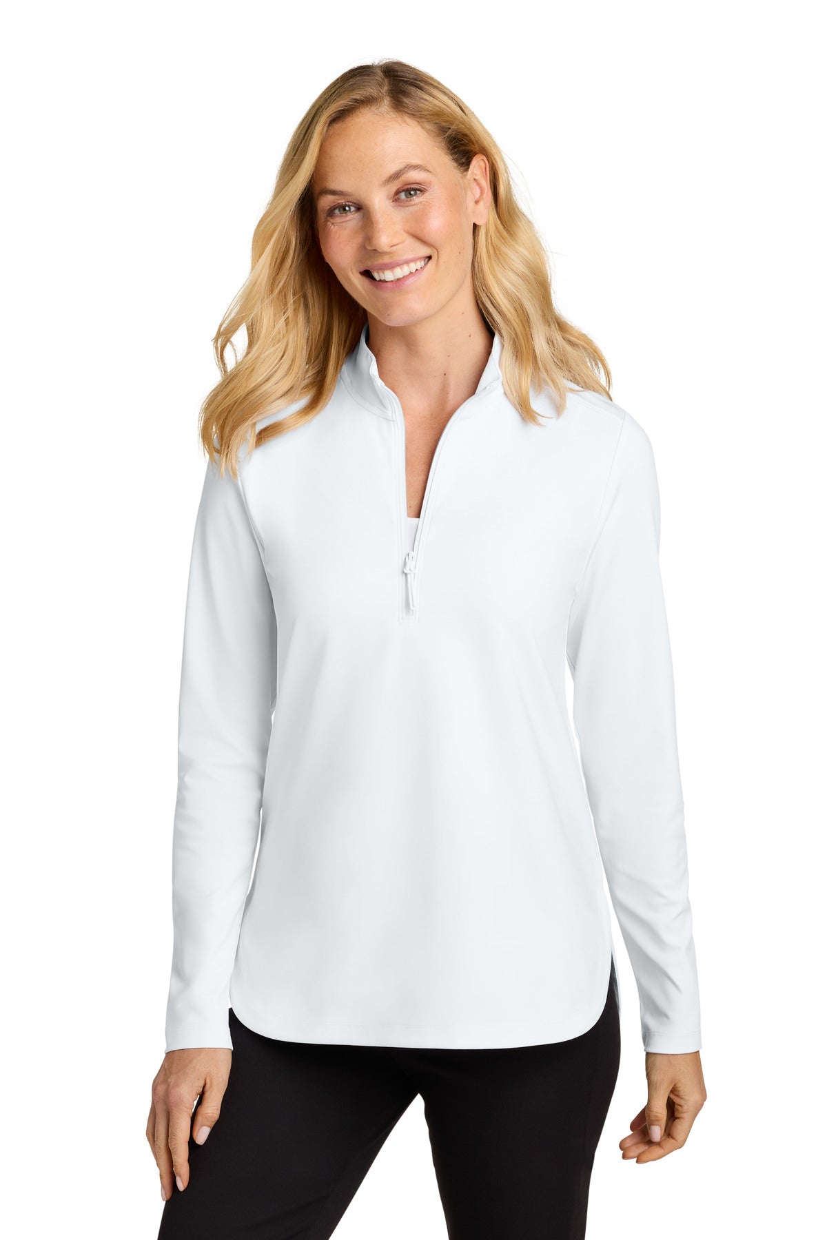 Port Authority® Women's C-FREE® Double Knit 1/4-Zip
