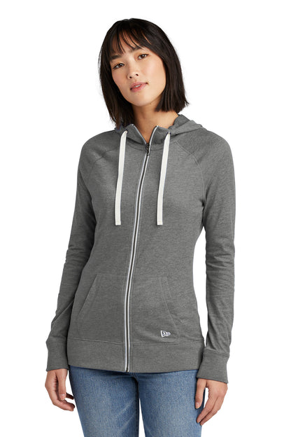New Era? Women's Sueded Cotton Blend Full-Zip Hoodie. L