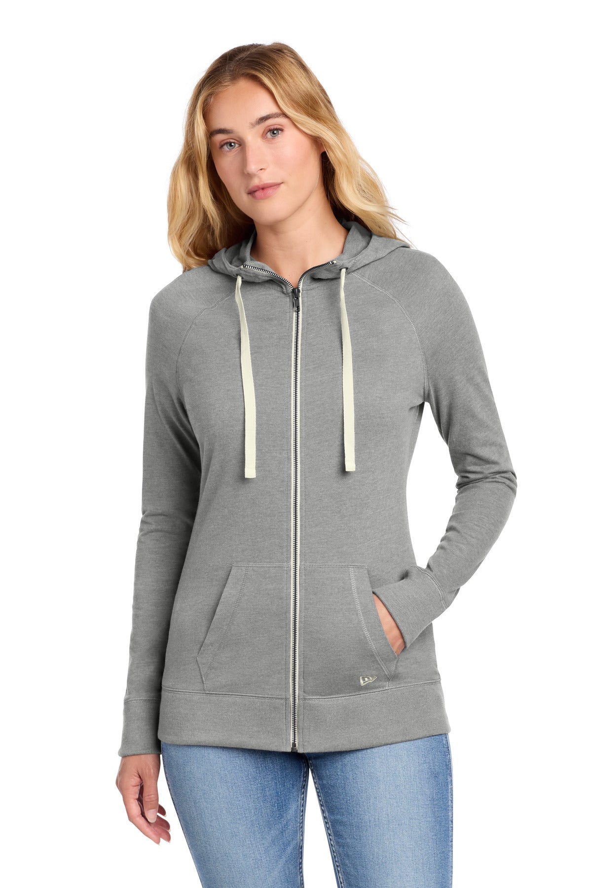 New Era® Women's Sueded Cotton Blend Full-Zip Hoodie