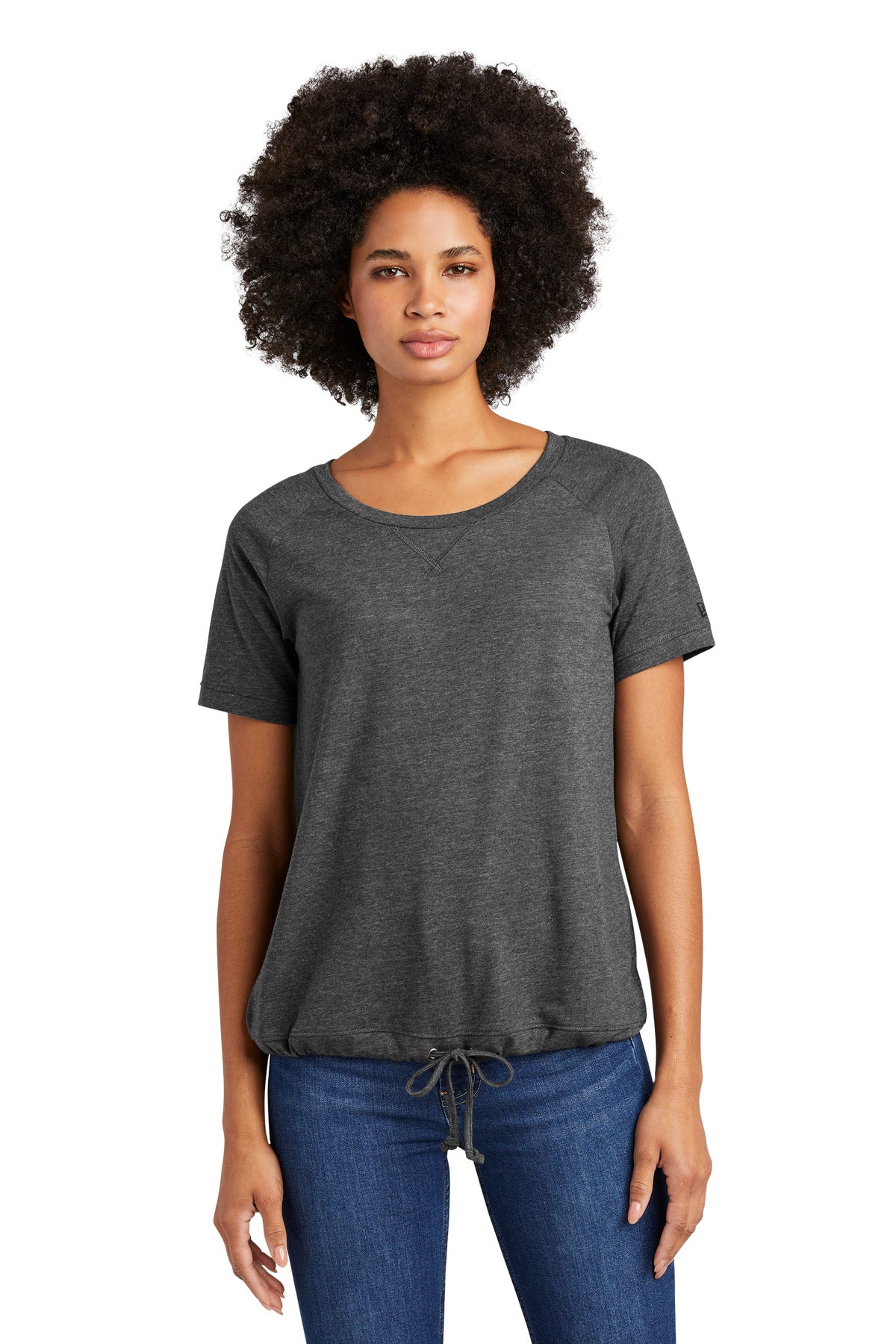 New Era ? Women's Tri-Blend Performance Cinch Tee. LNEA