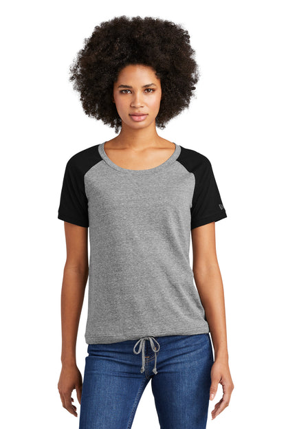 New Era ? Women's Tri-Blend Performance Cinch Tee. LNEA