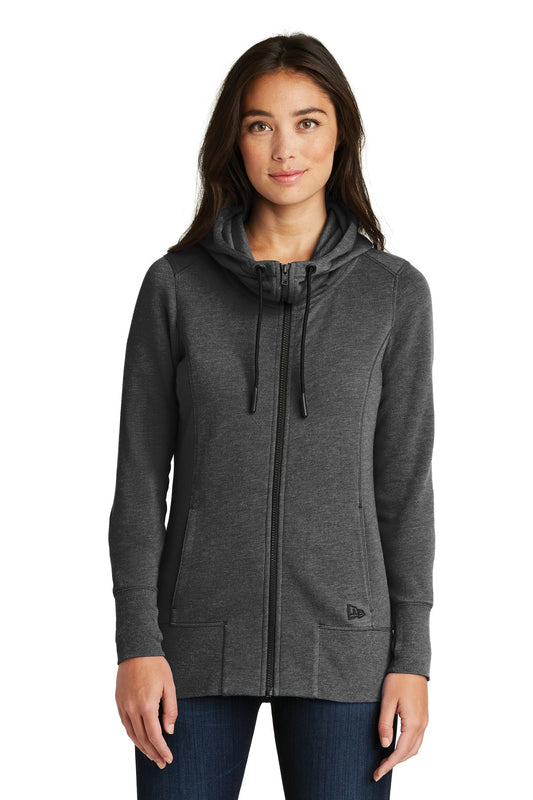 New Era ? Women's Tri-Blend Fleece Full-Zip Hoodie. LNE