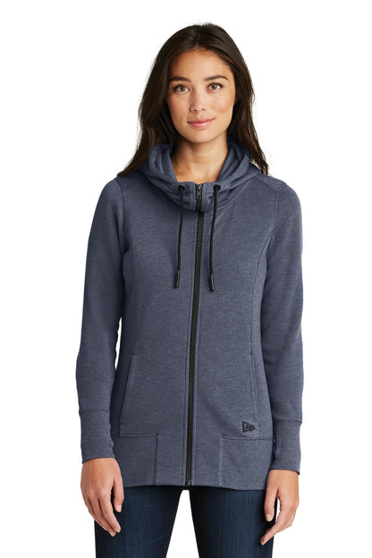 New Era ? Women's Tri-Blend Fleece Full-Zip Hoodie. LNE