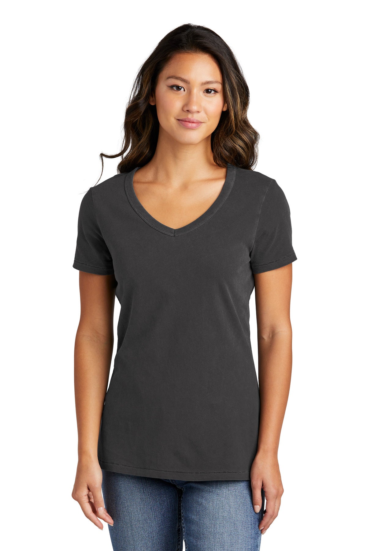 Port & Company? Women's Beach Wash? Garment-Dyed V-Neck