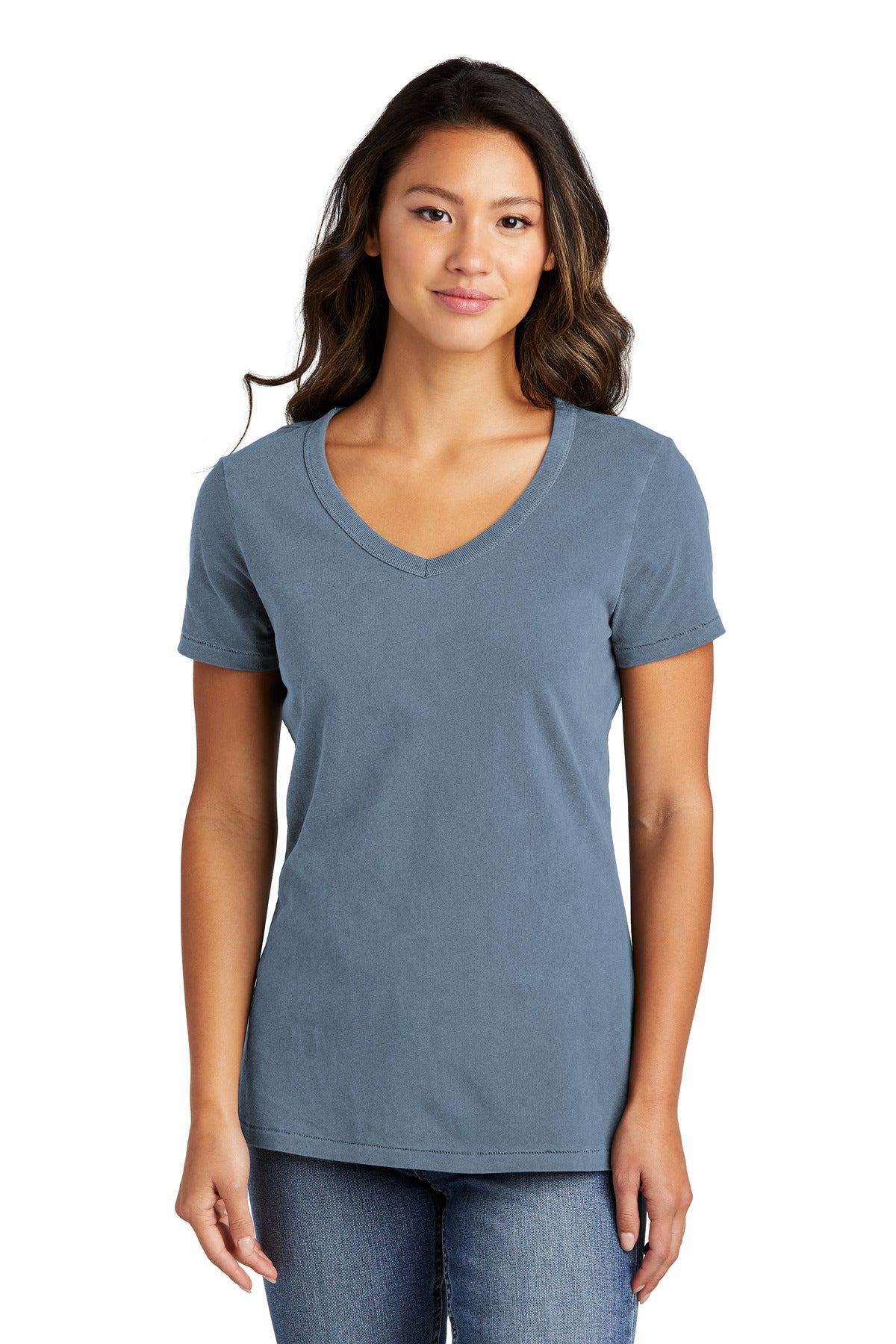 Port & Company? Women's Beach Wash? Garment-Dyed V-Neck