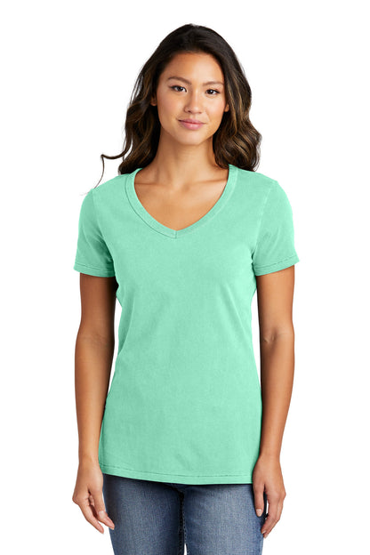 Port & Company? Women's Beach Wash? Garment-Dyed V-Neck
