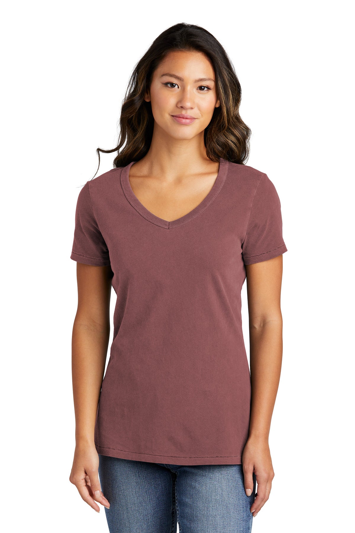 Port & Company? Women's Beach Wash? Garment-Dyed V-Neck