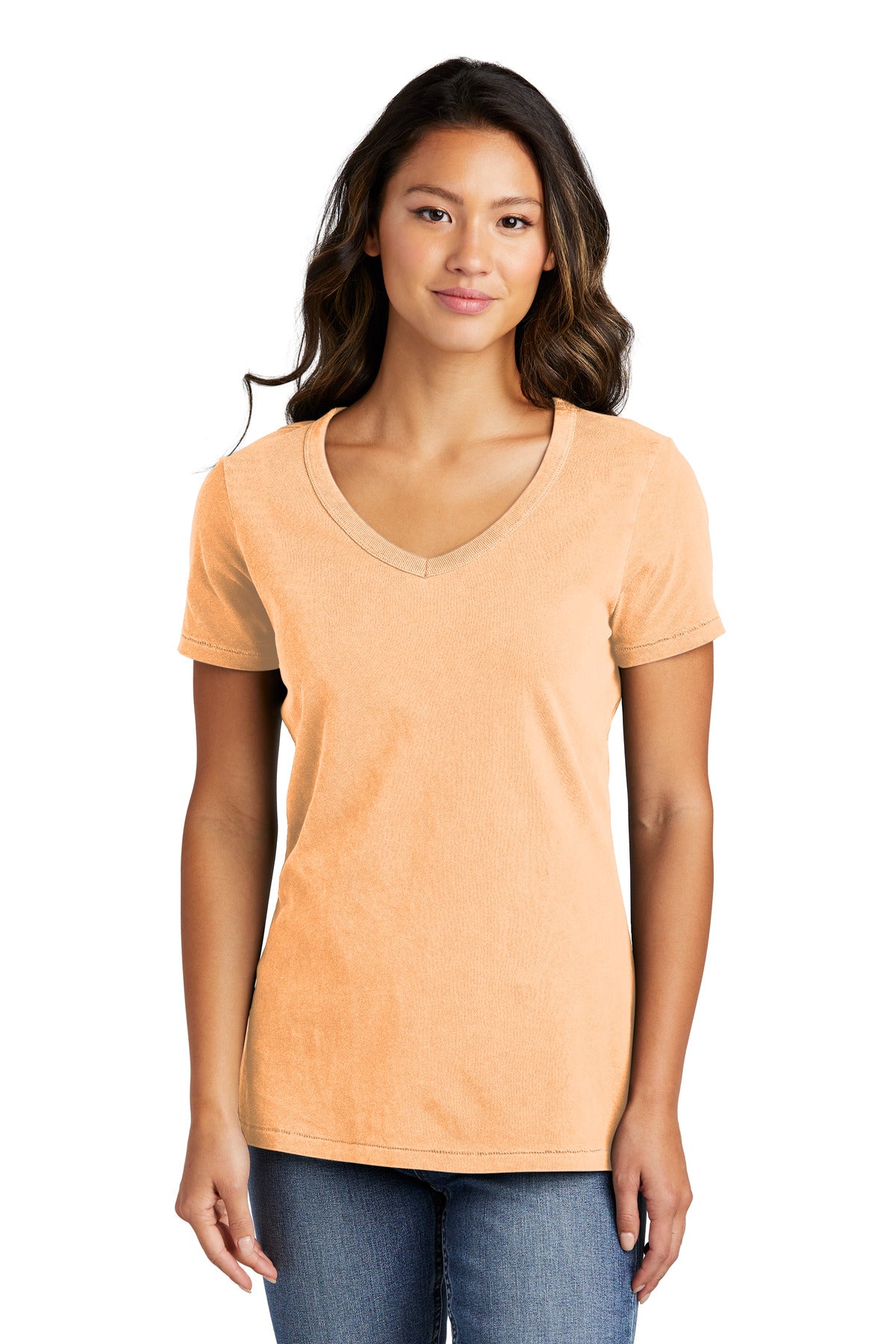 Port & Company? Women's Beach Wash? Garment-Dyed V-Neck