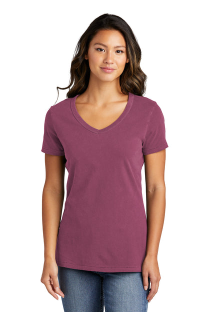 Port & Company? Women's Beach Wash? Garment-Dyed V-Neck