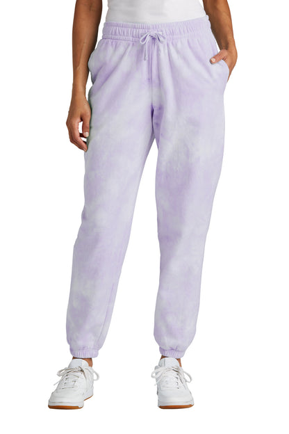 Port & Company? Women's Beach Wash? Cloud Tie-Dye Sweat