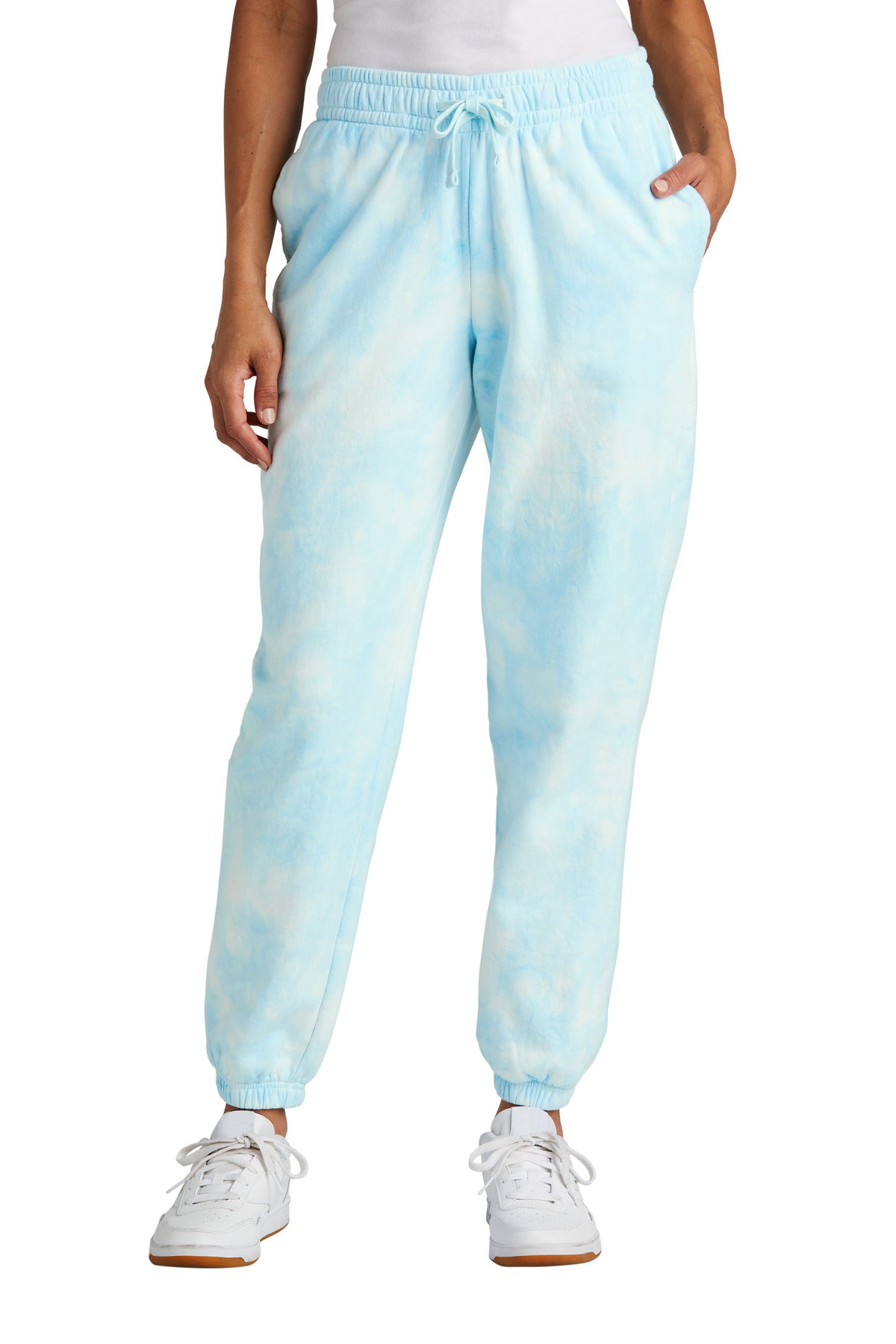 Port & Company? Women's Beach Wash? Cloud Tie-Dye Sweat