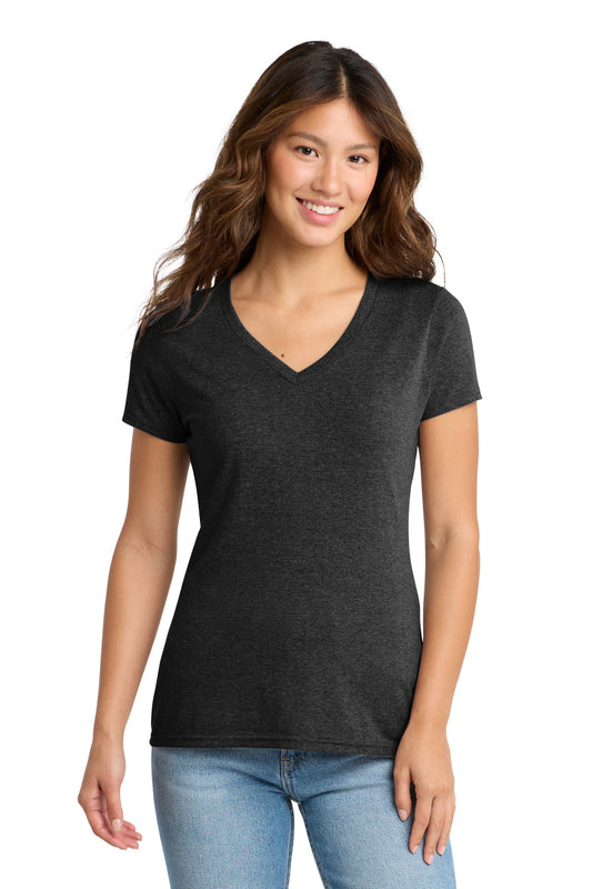 Port & Co™ Women's Tri-Blend V-Neck Tee