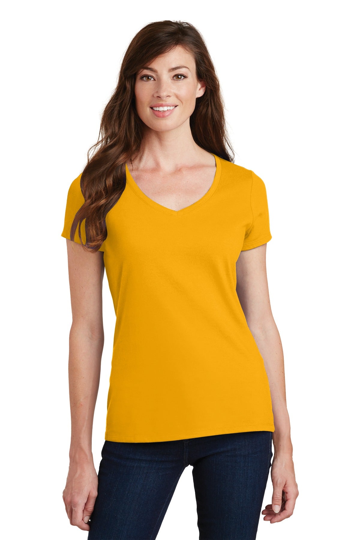 Port & Company? Women's Fan Favorite V-Neck Tee. LPC450