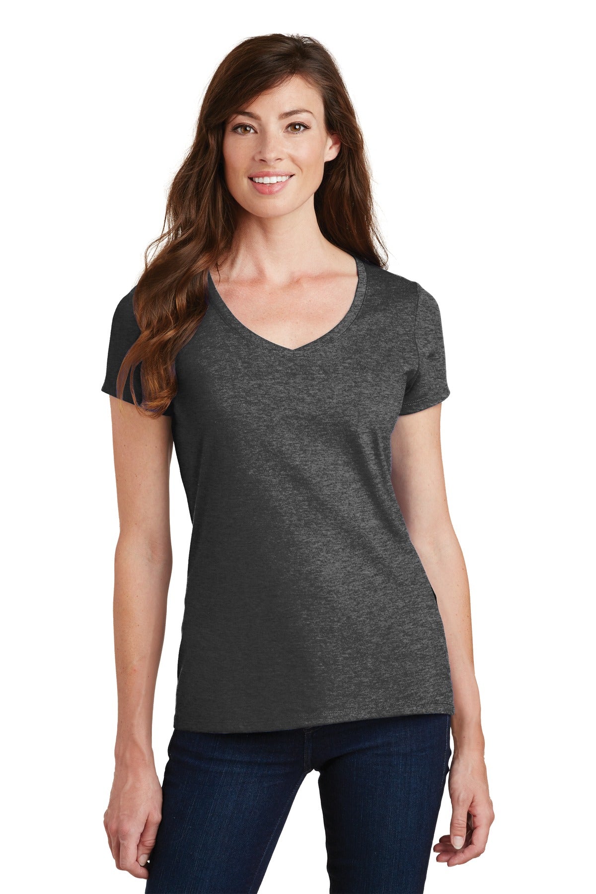Port & Company? Women's Fan Favorite V-Neck Tee. LPC450