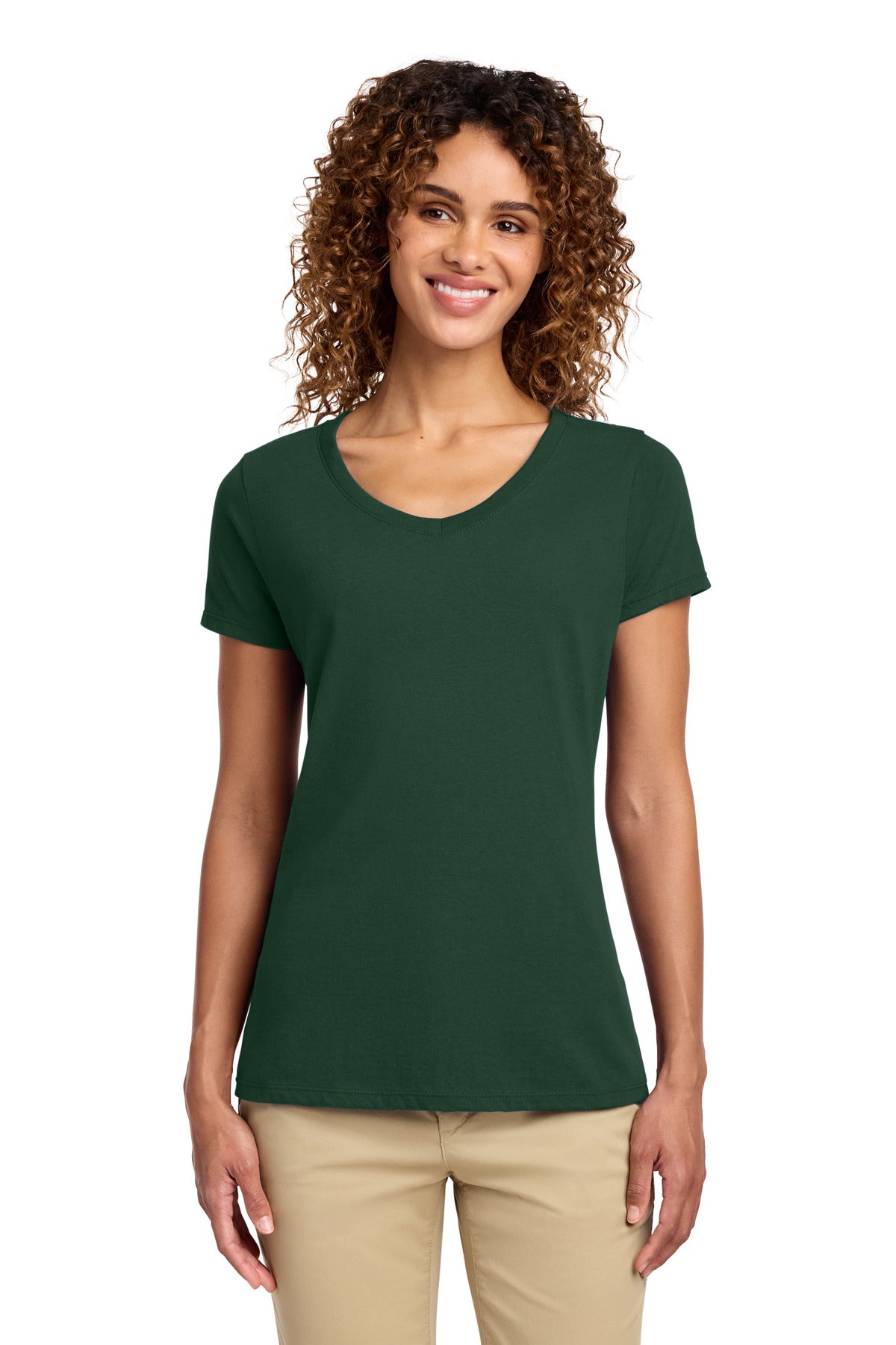 Port & Co™ Women's Fan Favorite V-Neck Tee