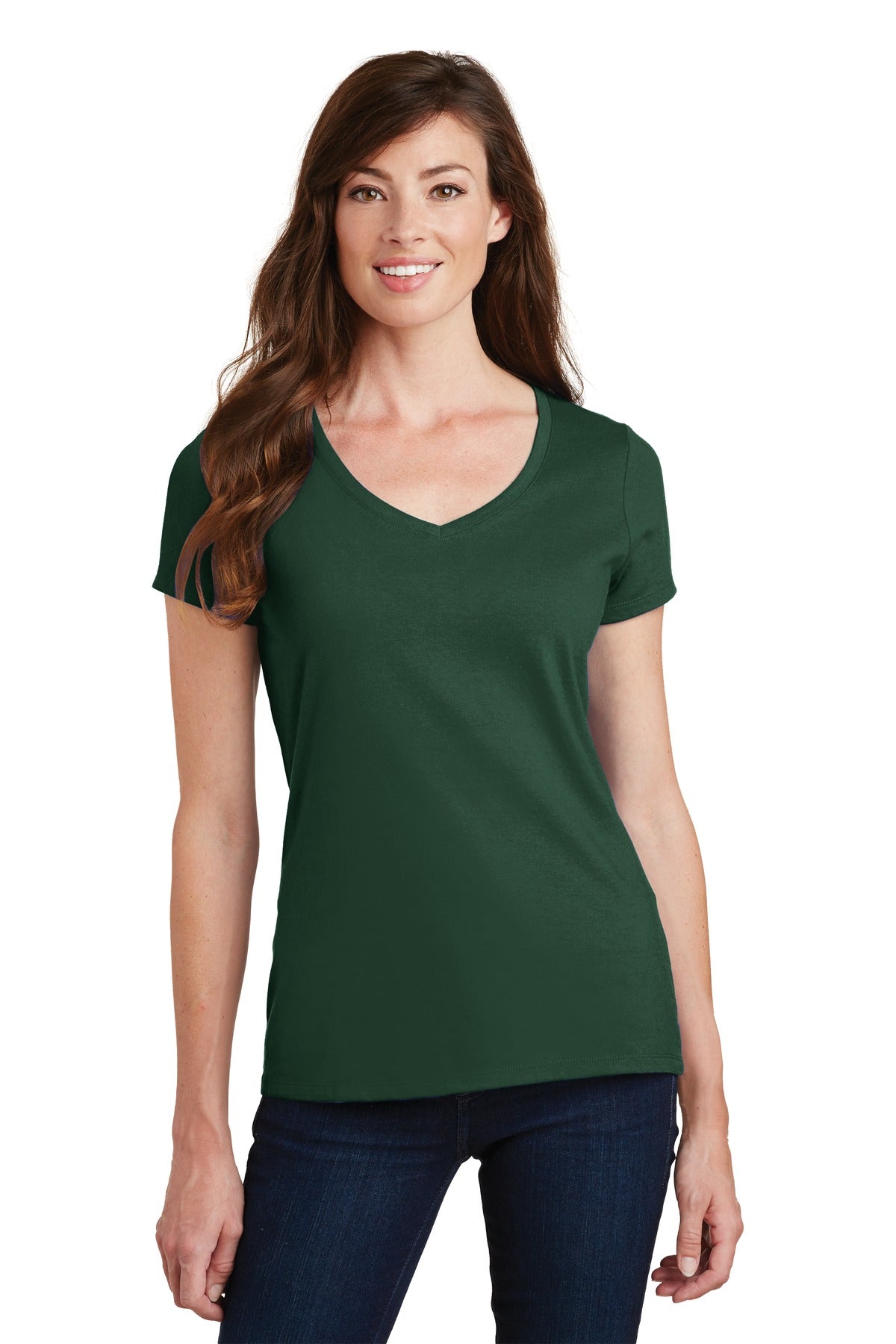 Port & Company? Women's Fan Favorite V-Neck Tee. LPC450
