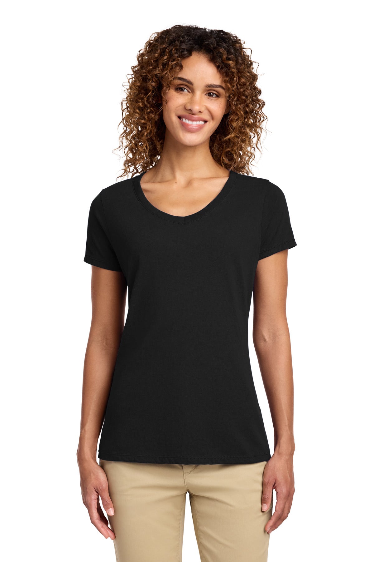 Port & Co™ Women's Fan Favorite V-Neck Tee