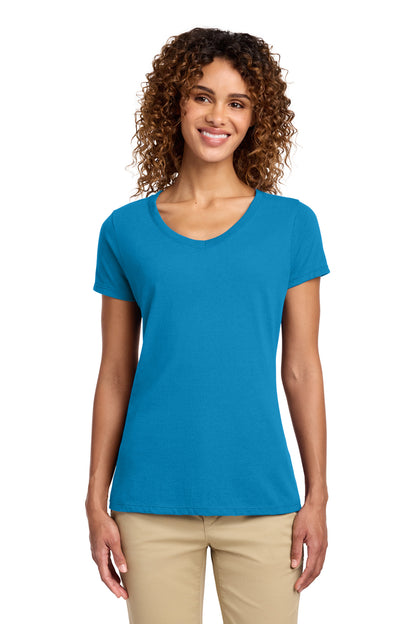 Port & Co™ Women's Fan Favorite V-Neck Tee