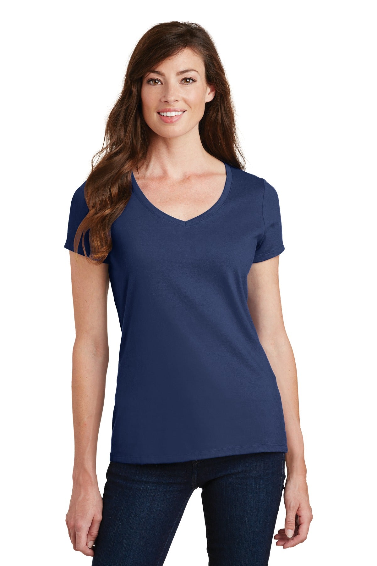 Port & Company? Women's Fan Favorite V-Neck Tee. LPC450