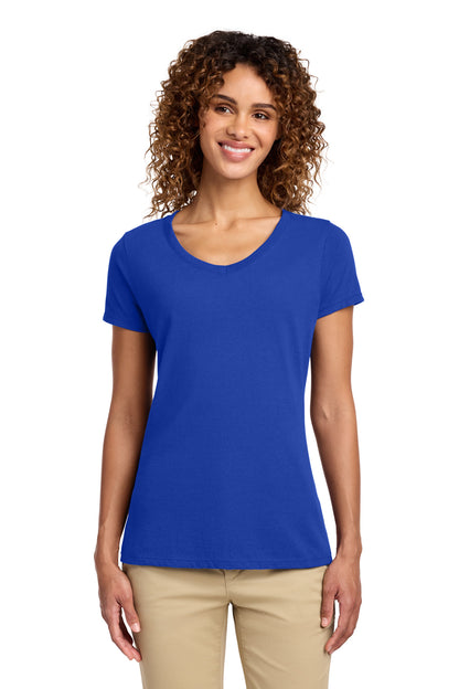 Port & Co™ Women's Fan Favorite V-Neck Tee