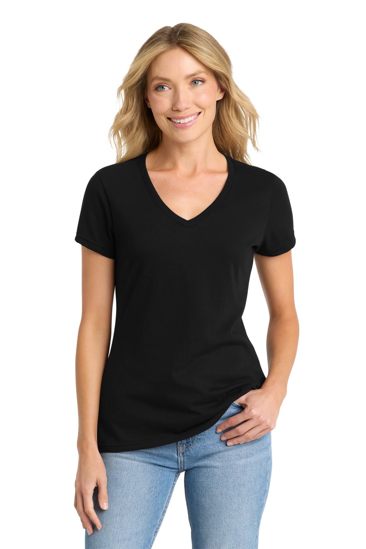 Port & Co™ Women's Fan Favorite™ Blend V-Neck Tee